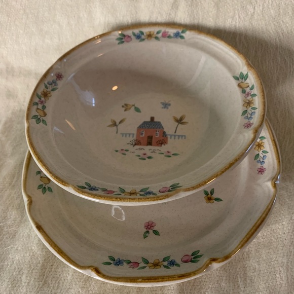 International China Company Stoneware “Heartland” Bowl and Plate set - Picture 5 of 5